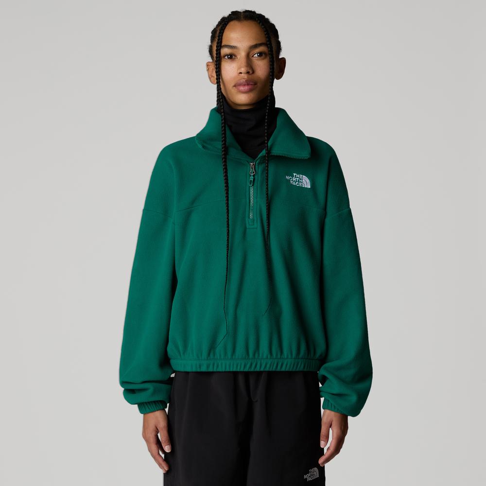 Bluza The North Face 100 Glacier 1/2 0A89J9NL11 - zielona