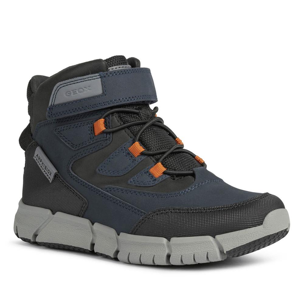 Buty Geox Flexyper Abx J169XA032MEC0661 - szaro-granatowe