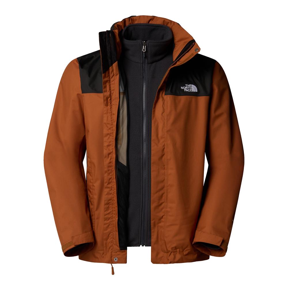 Kurtka męska The North Face Evolve II Triclimate 00CG55E0O1 - brązowa