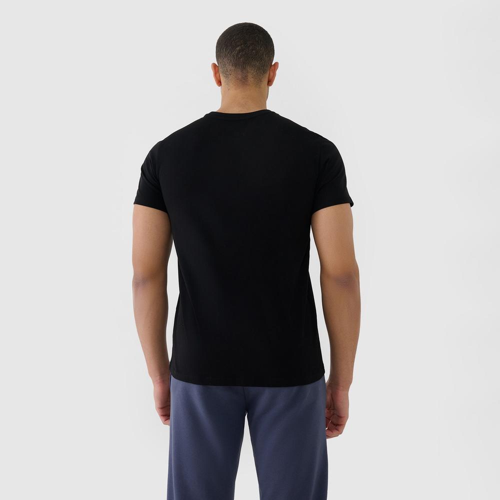 Koszulka męska 4F WSS25TTSHM200420S - czarna