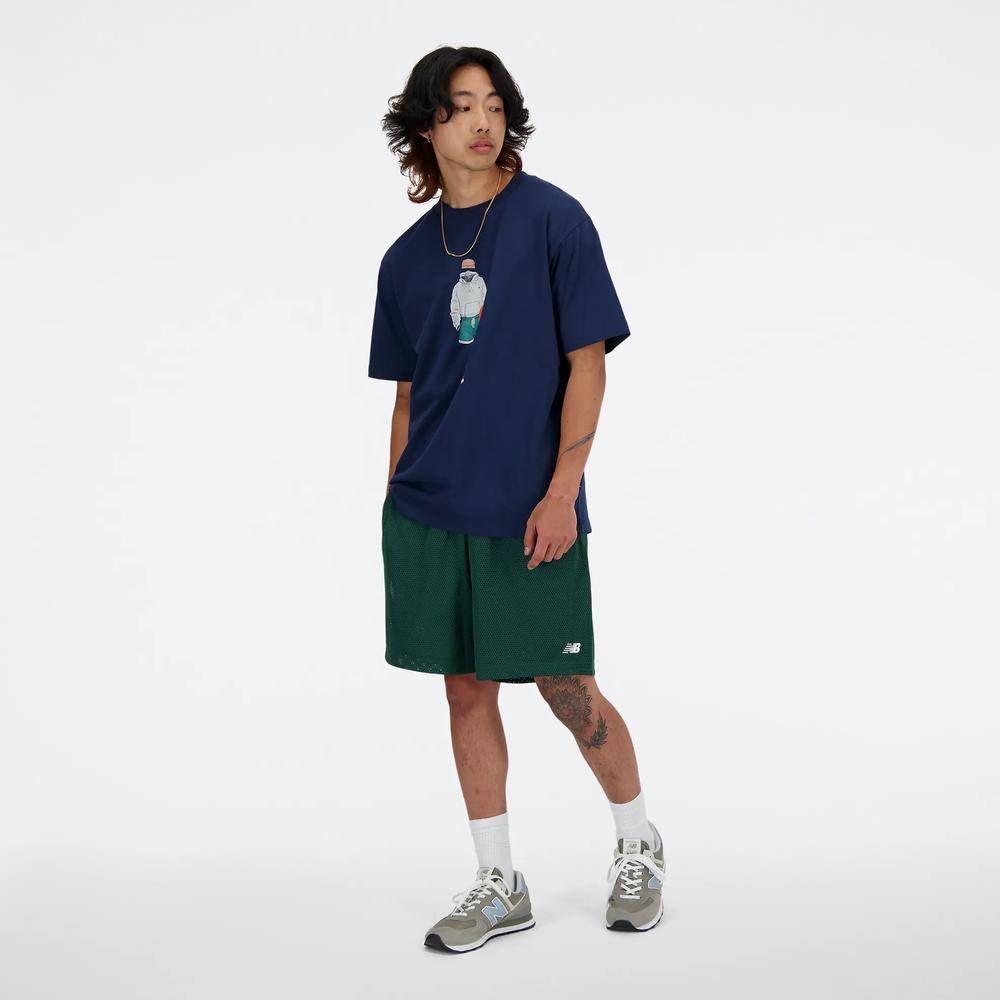 Koszulka New Balance MT41578NNY - granatowa