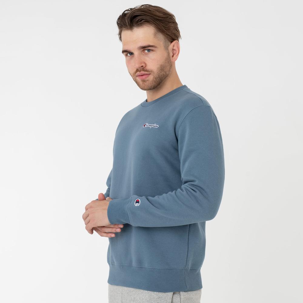 Bluza Champion Crewneck Sweatshirt 217863-BS146 - niebieska