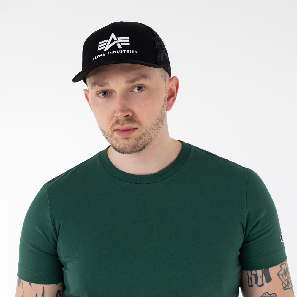 Czapka Alpha Industries Basic Trucker 18690203 - czarna