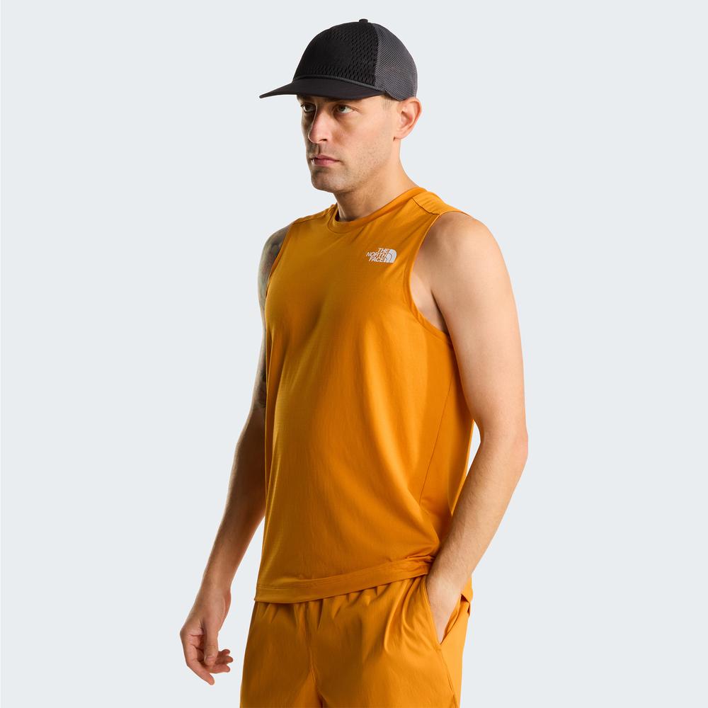 Koszulka męska The North Face 24/7 0A8BEHG5I1 - pomarańczowa