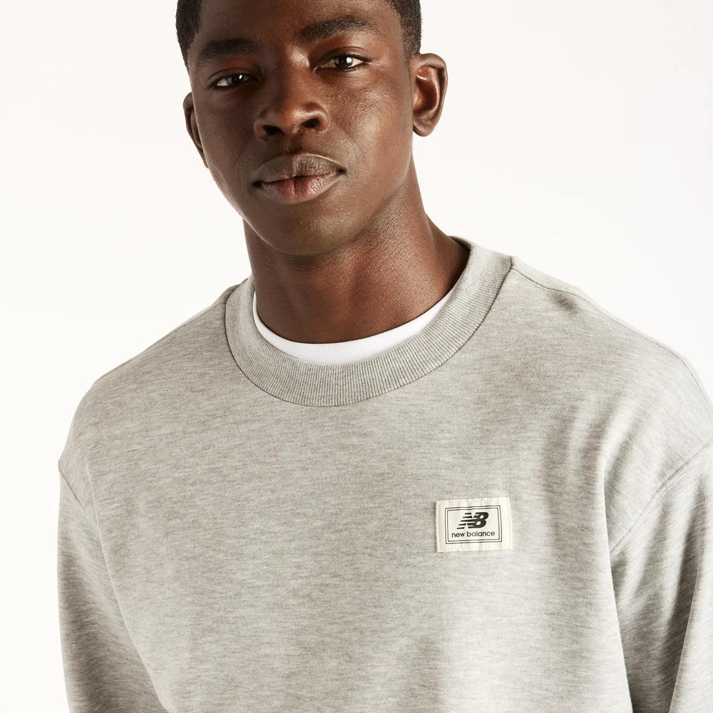 Bluza męska New Balance Woven Label MT6175T5AGM - szara