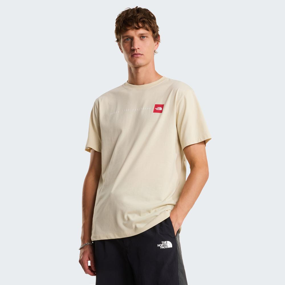 Koszulka męska The North Face Never Stop Exploring 0A8GUVDOM1 - beżowa