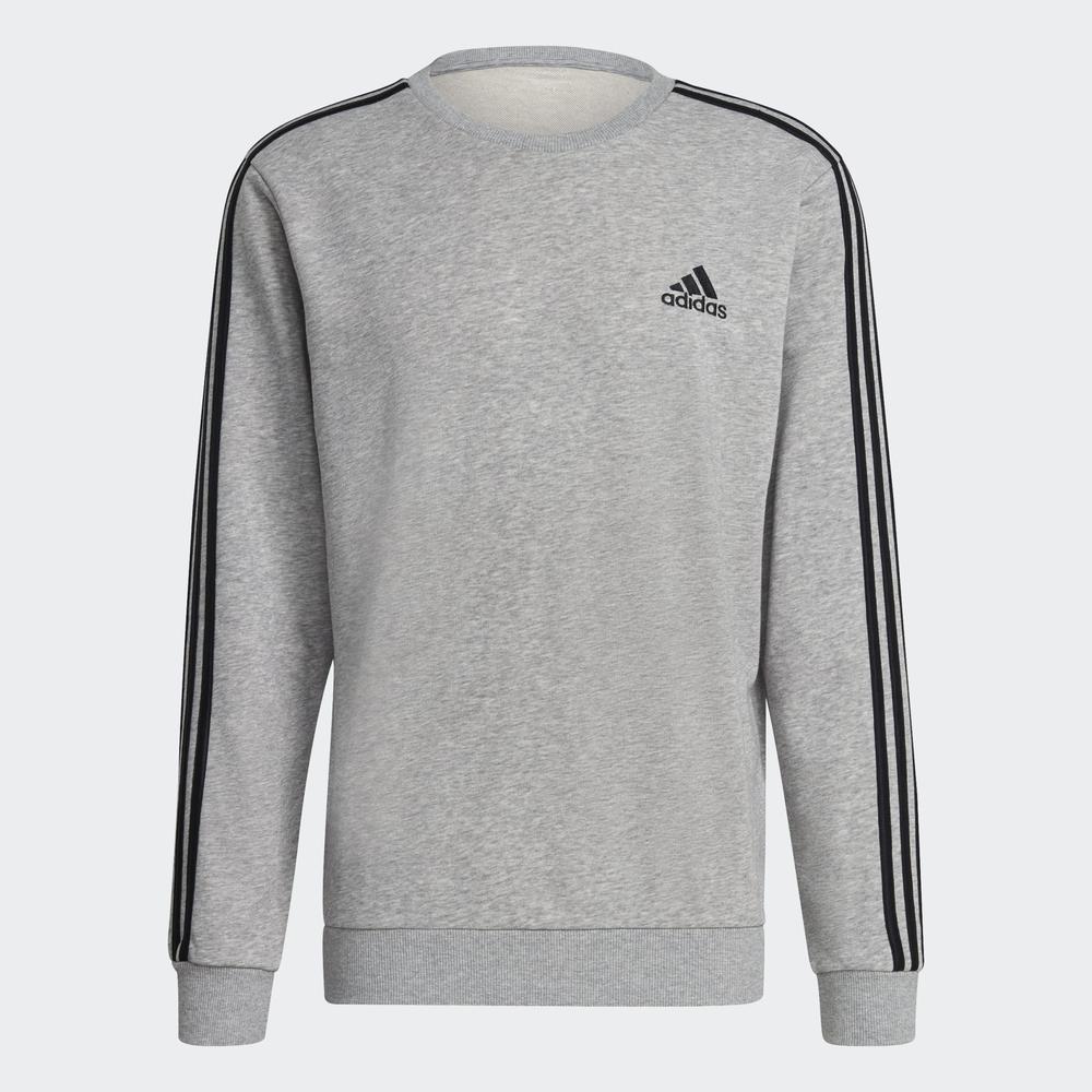 Bluza adidas Essentials French Terry 3-Stripes GK9101 - szara