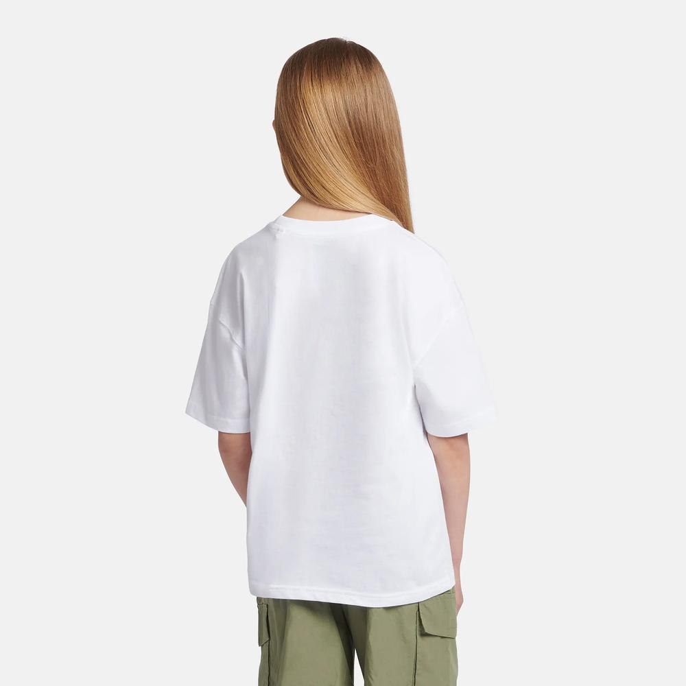 Koszulka dziecięca New Balance LAKG0001BWE - biała