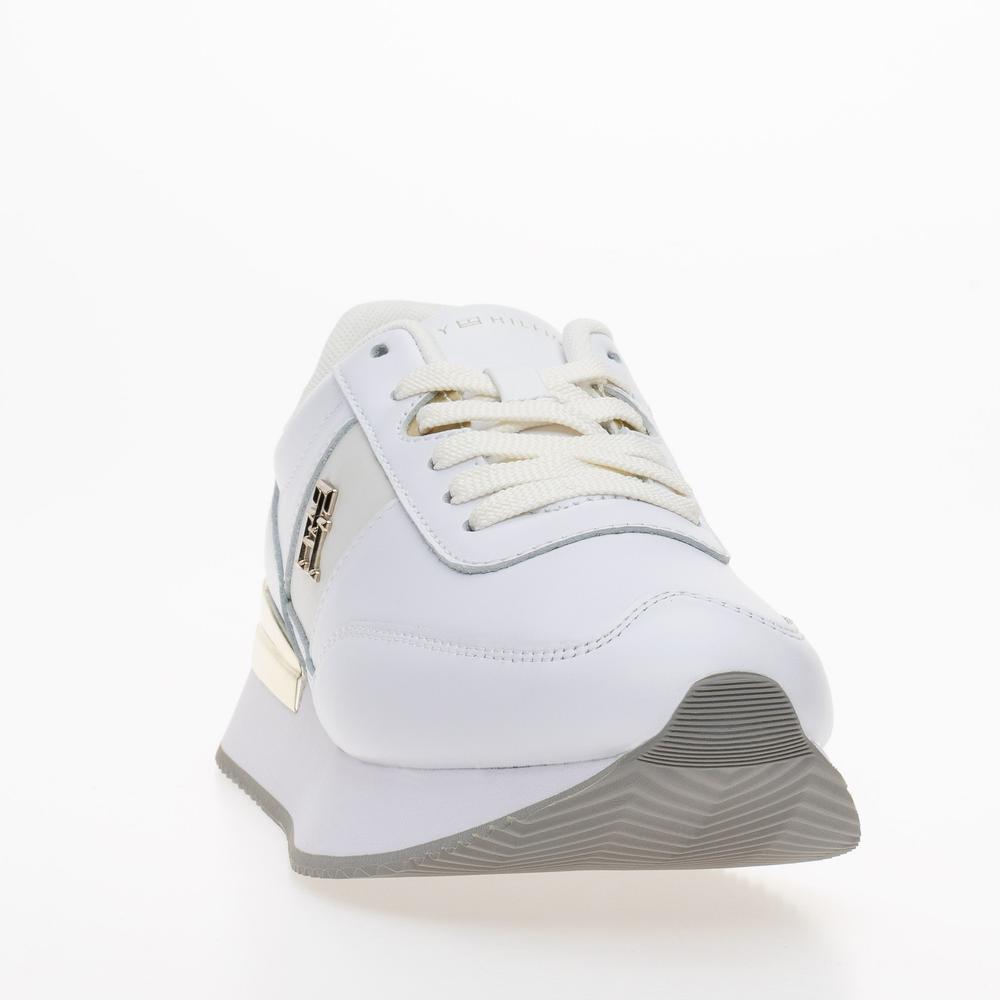 Buty Tommy Hilfiger Elevated Feminine Runner FW0FW07306-YBS - białe