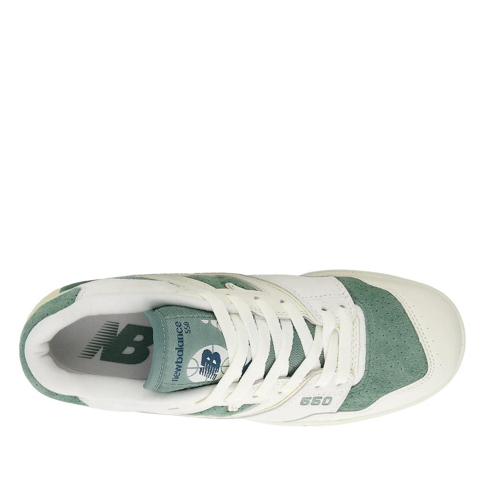 Buty damskie New Balance BBW550PE - biało-zielone