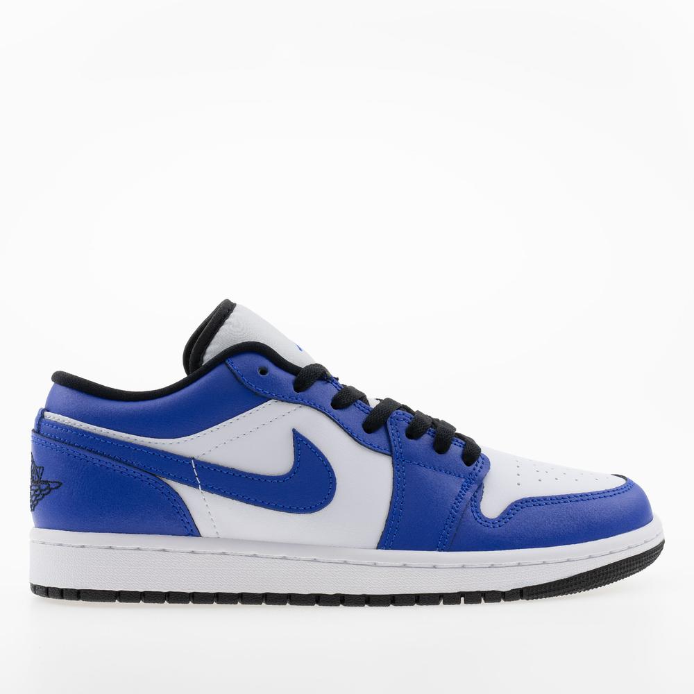 Buty męskie Nike Air Jordan 1 Low 553558-124 - niebiesko-białe