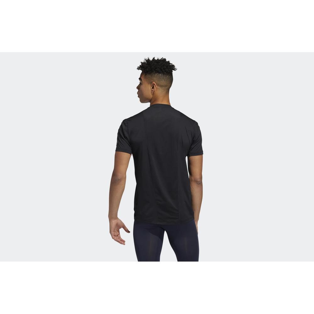 adidas Techfit 3-Stripes Fitted Tee > GL0460