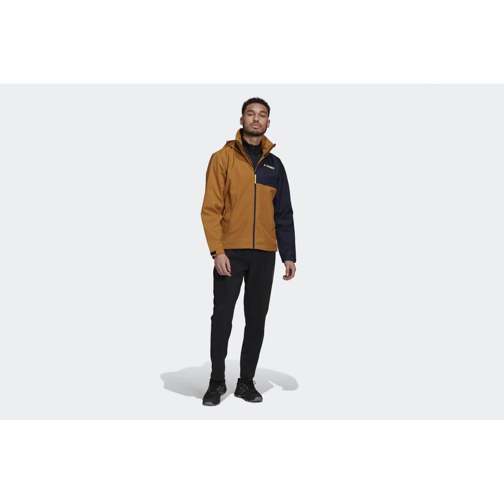 adidas Terrex Multi Rain.Rdy Primegreen Two-Layer Rain Jacket > GU6482