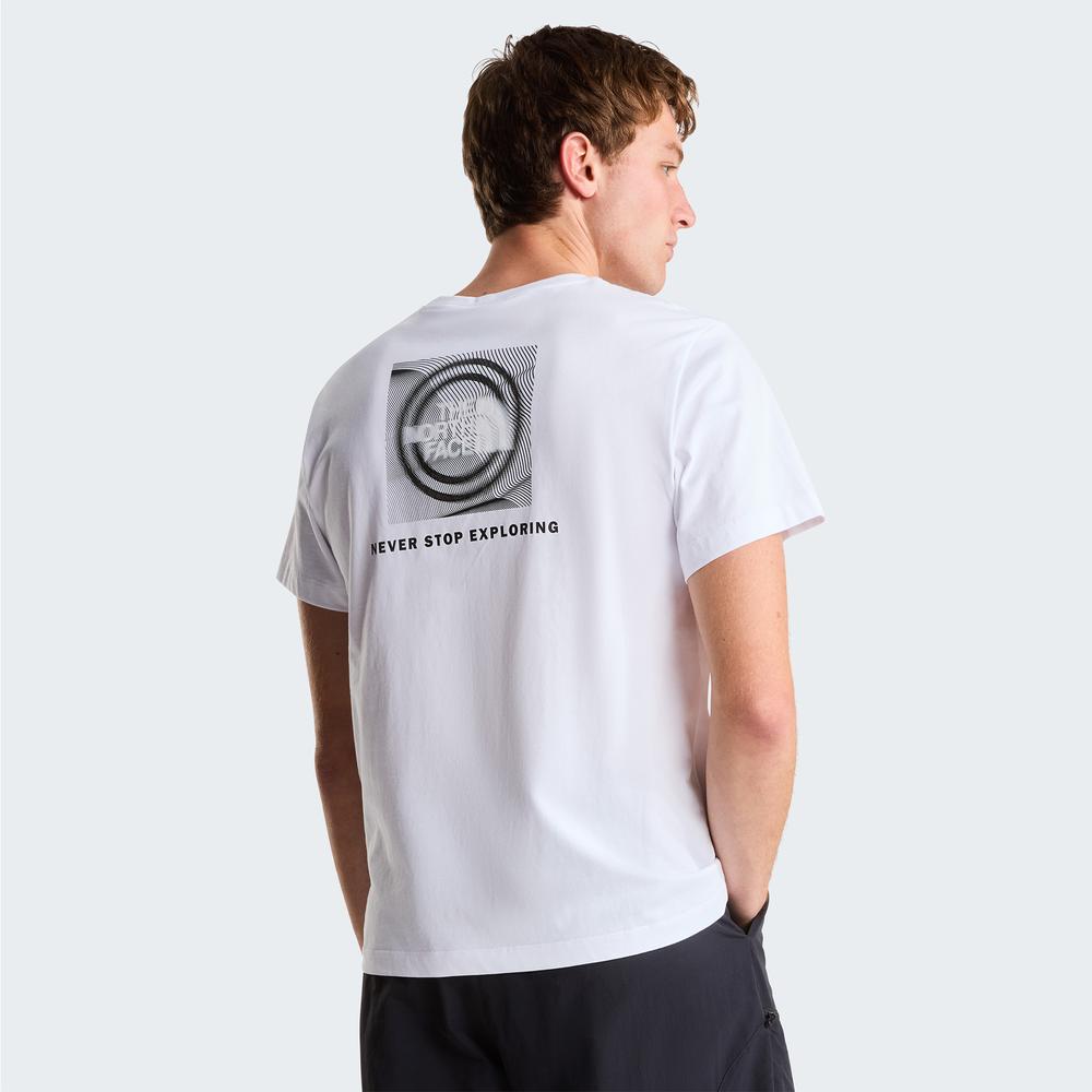 Koszulka męska The North Face Evolution NSE Box Energy 0A8G9VFN41 - biała