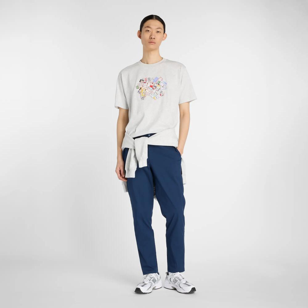 Koszulka męska New Balance MT53905AHH - szara