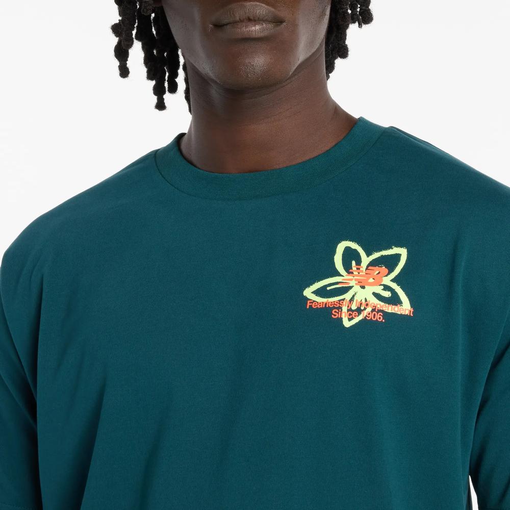 Koszulka męska New Balance MT61T0QMAAV - zielona