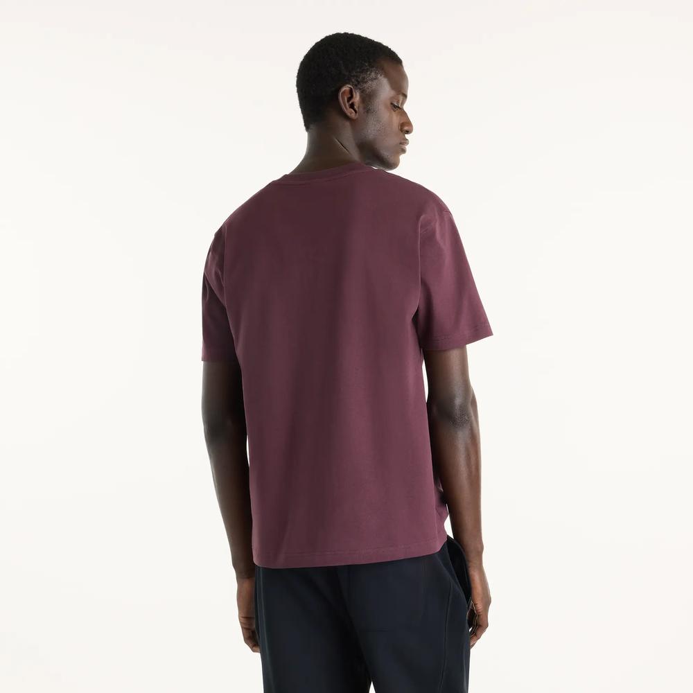 Koszulka męska New Balance Athletics Premium Relaxed Chest Logo MT51900YLR - bordowa