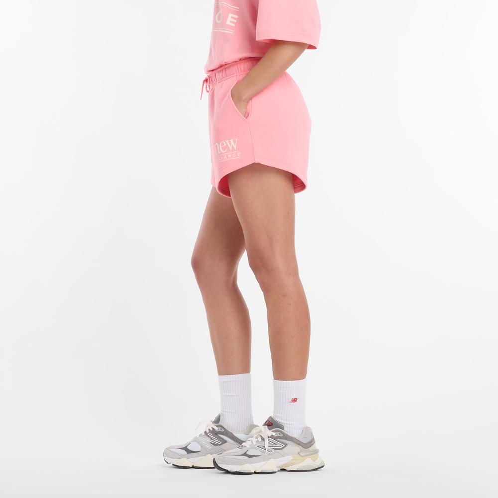 Spodenki damskie New Balance WB61Y80AAA6 - różowe