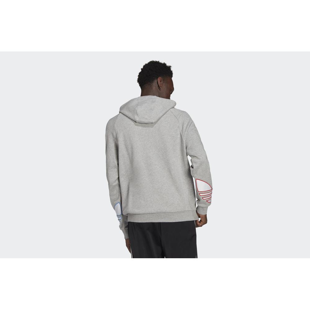 adidas Adicolor Tricolor Trefoil Hoodie > GN3571