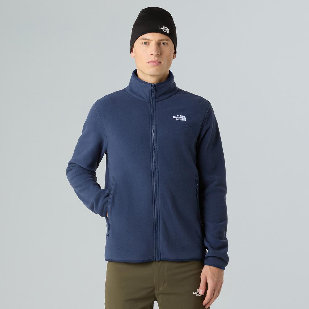 Bluza męska The North Face Glacier Full-Zip Fleece 0A8D0R8K21 - granatowa