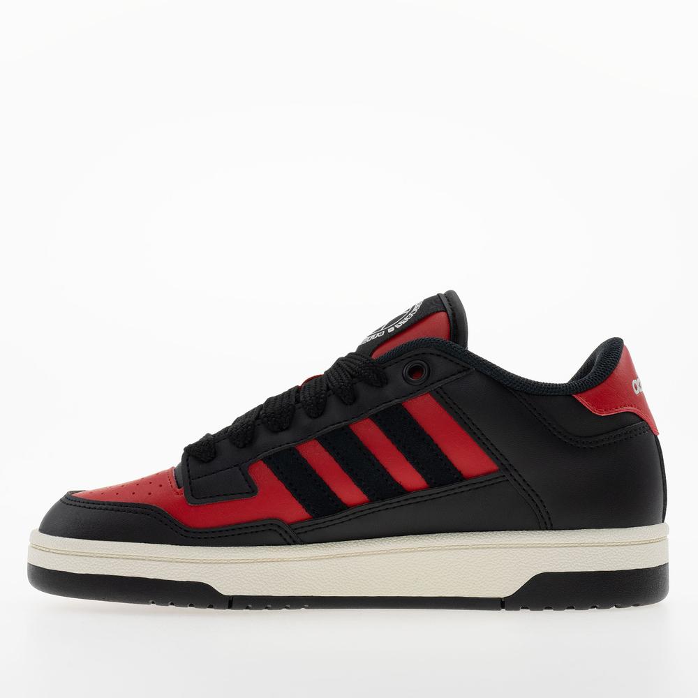 Buty dziecięce adidas Rapid Court Low J JR1020 - czarno-czerwone