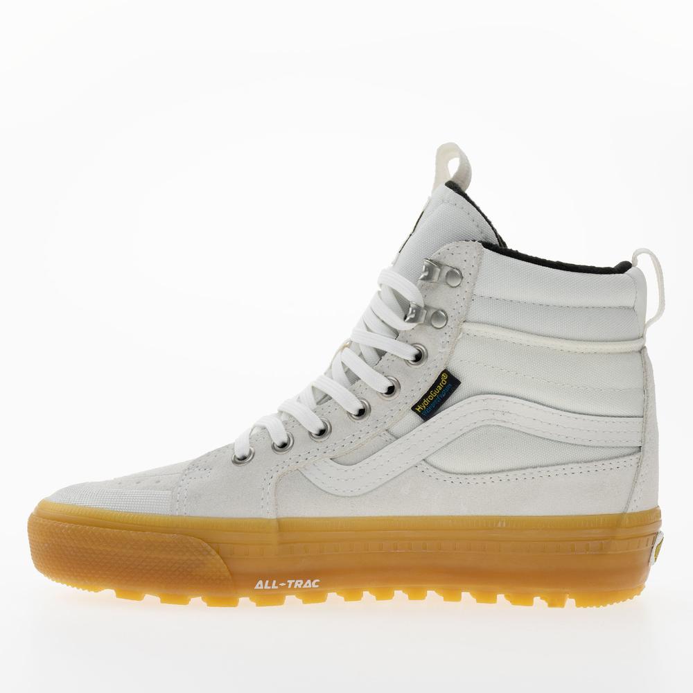 Buty damskie Vans SK8-Hi Waterproof Insulated VN000DAQ9DH1 - białe
