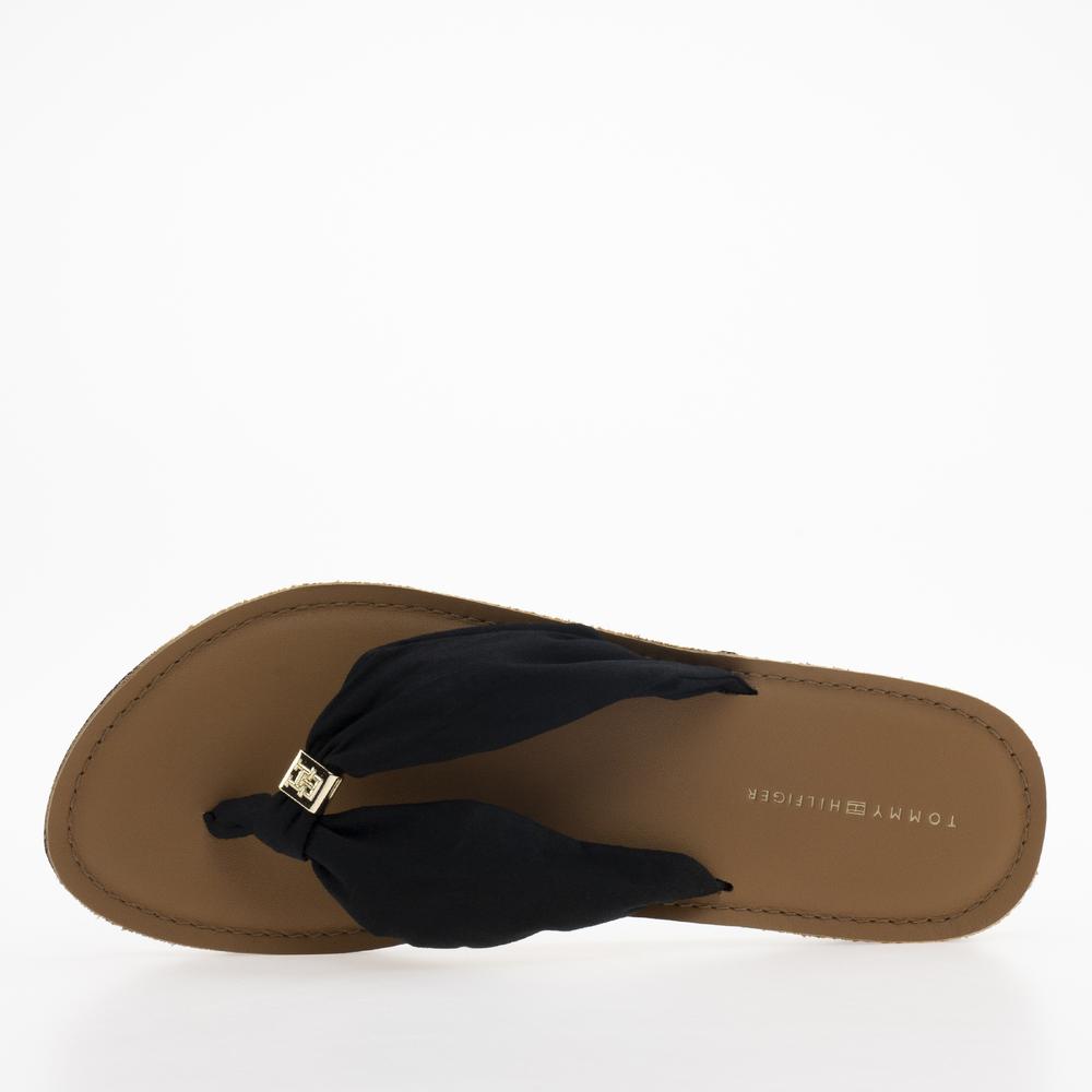 Japonki Tommy Hilfiger Elevated Beach FW0FW06985-BDS - czarne