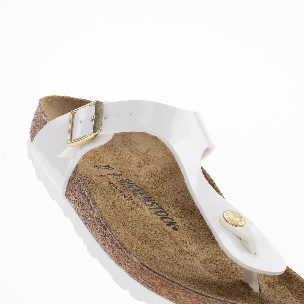 Japonki damskie Birkenstock Gizeh BF 1005300 - białe