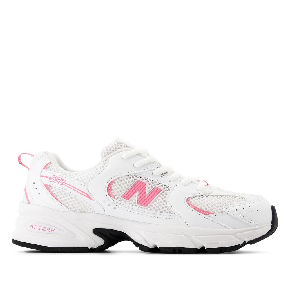 Buty młodzieżowe New Balance GR530CL - białe