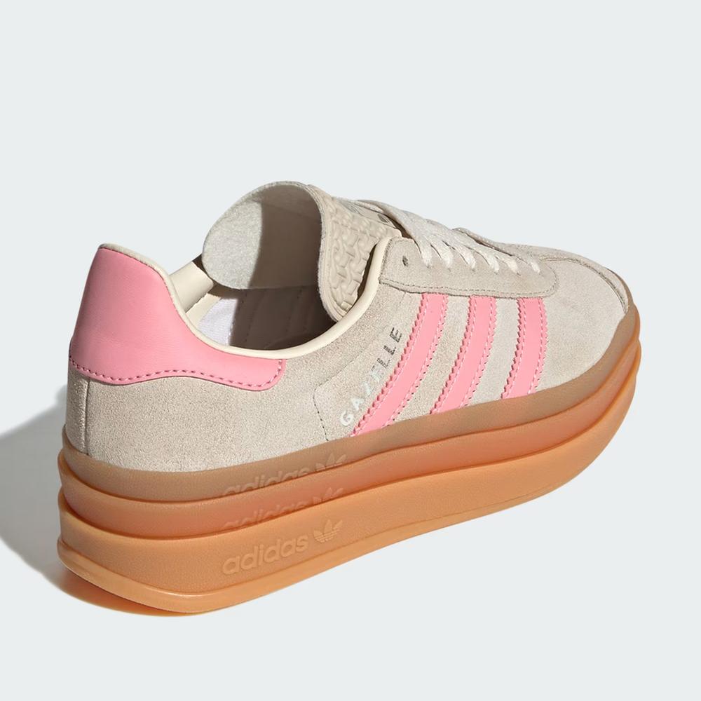 Buty młodzieżowe adidas Originals Gazelle Bold J JQ7409 - beżowe