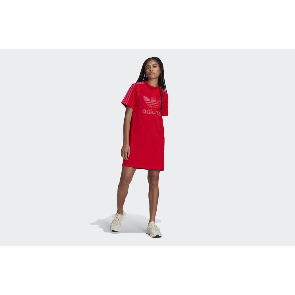 adidas Originals Marimekko Trefoil Print Infill Tee Dress > H20486