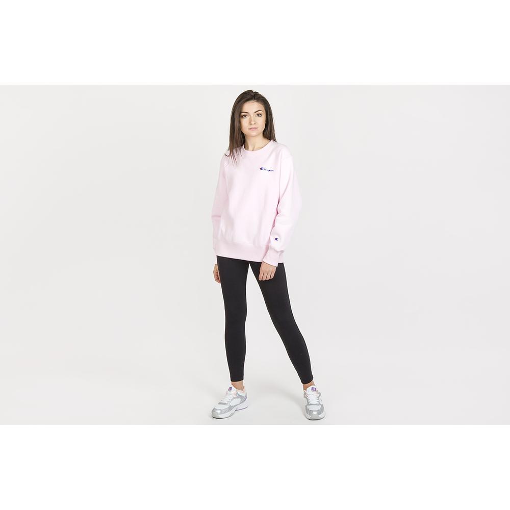 CHAMPION SMALL SCRIPT LOGO REVERSE WEAVE SWEATSHIRT > 113151-PS104