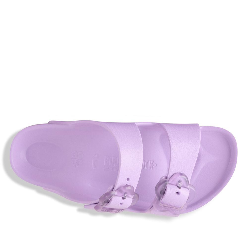 Klapki dziecięce Birkenstock Arizona Flower Eva 1031262 - fioletowe