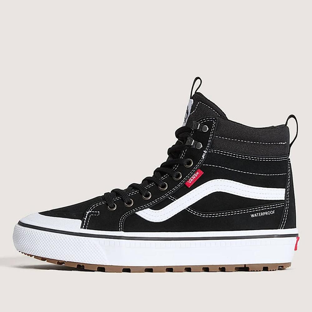 Buty męskie Vans SK8-Hi Waterproof VN000DAQBA21 - czarne