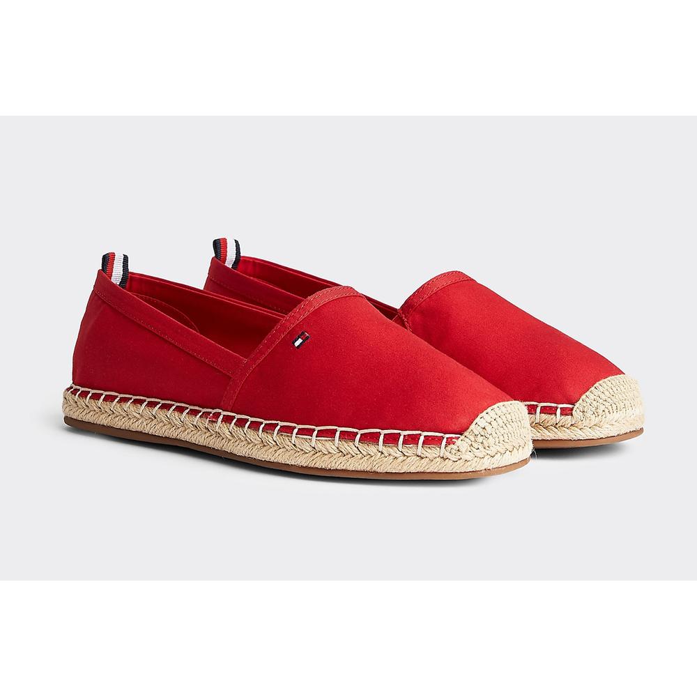 TOMMY HILFIGER BASIC FLAT COTTON ESPADRILES > FW0FW04827-XLG