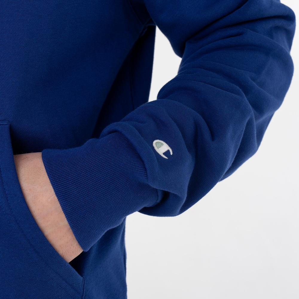 Bluza Champion Eco-Friendly Organic Cotton Hoodie 218926-BS559 - granatowa