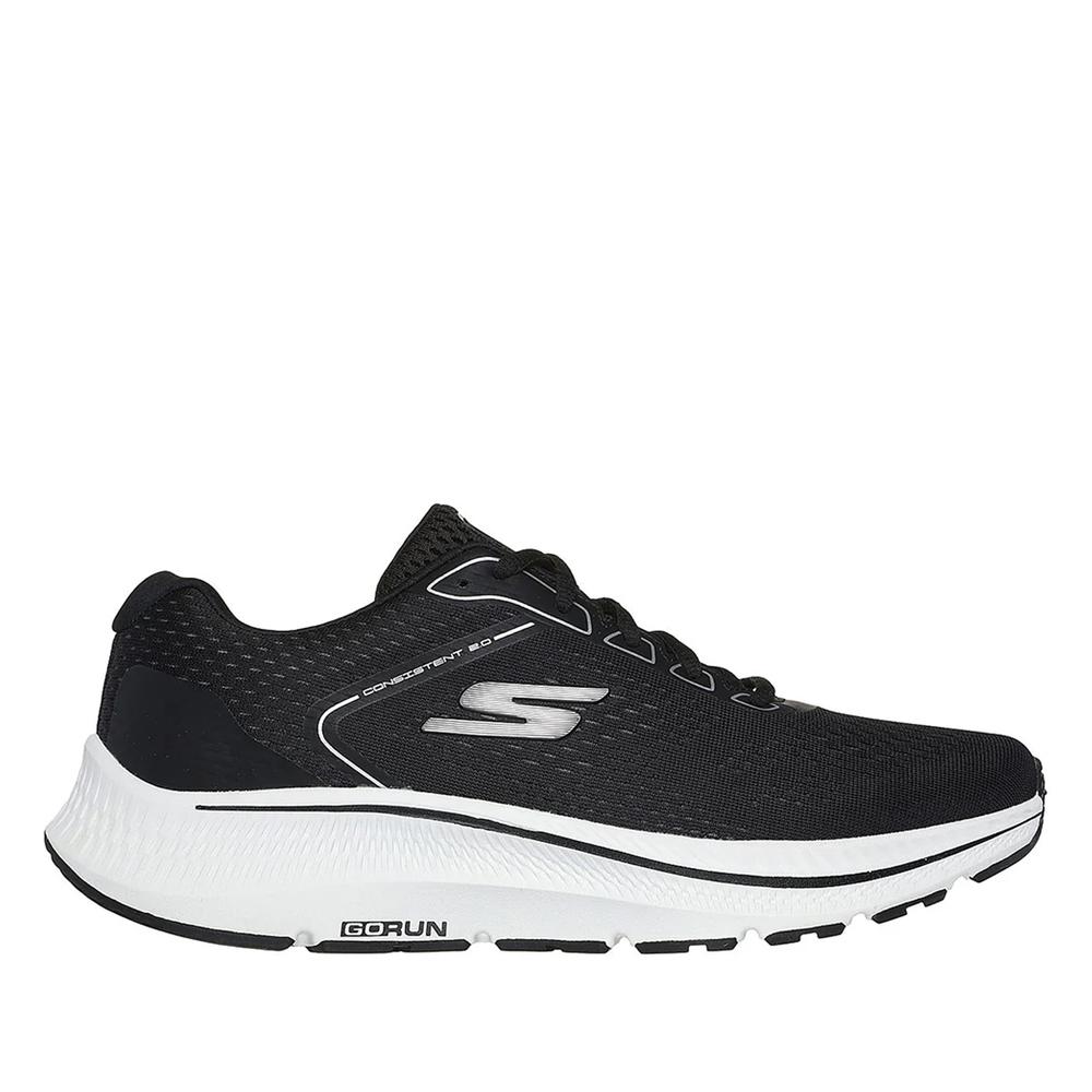 Buty męskie Skechers GOrun Consistent 2.0 220865BKW - czarne