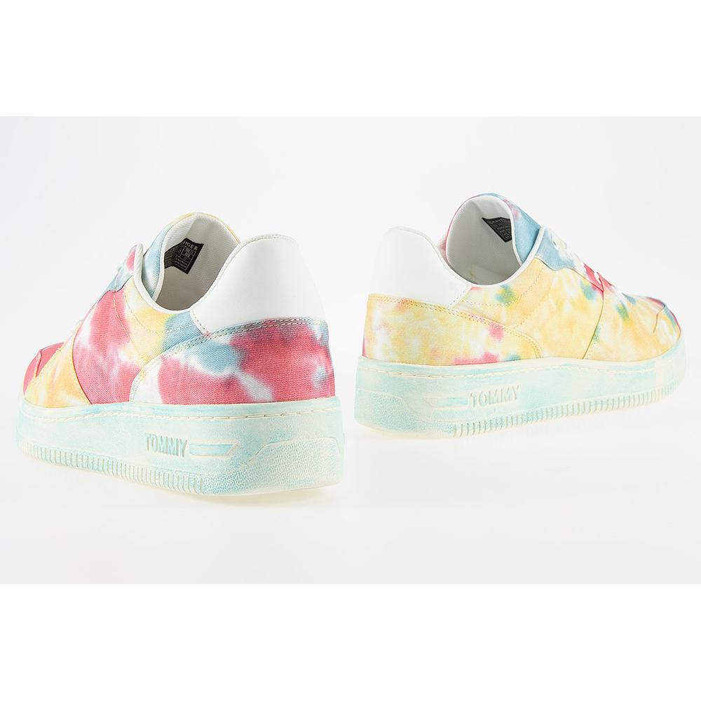 Buty Tommy Jeans Tie Dye Basket EM0EM00952-CTE - multikolor