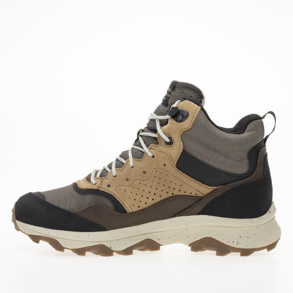 Buty Merrell Speed Solo Mid WP J004533 - brązowe