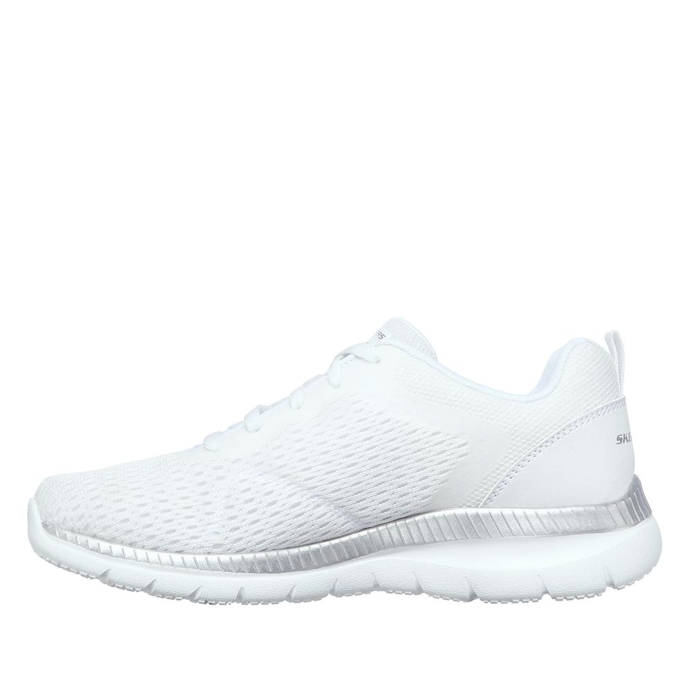 Buty damskie Skechers Bountiful Quick Path 12607WSL - białe
