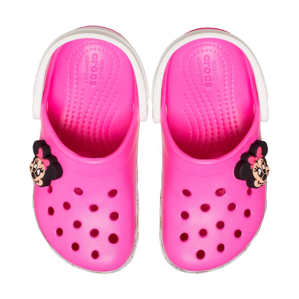 Klapki Crocs Toddler Fun Lab Disney Minnie Mouse Band Clog 207720-6QQ - różowe