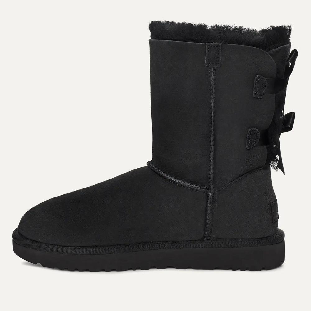 Buty damskie UGG W Bailey Bow II 1016225-BLK - czarne
