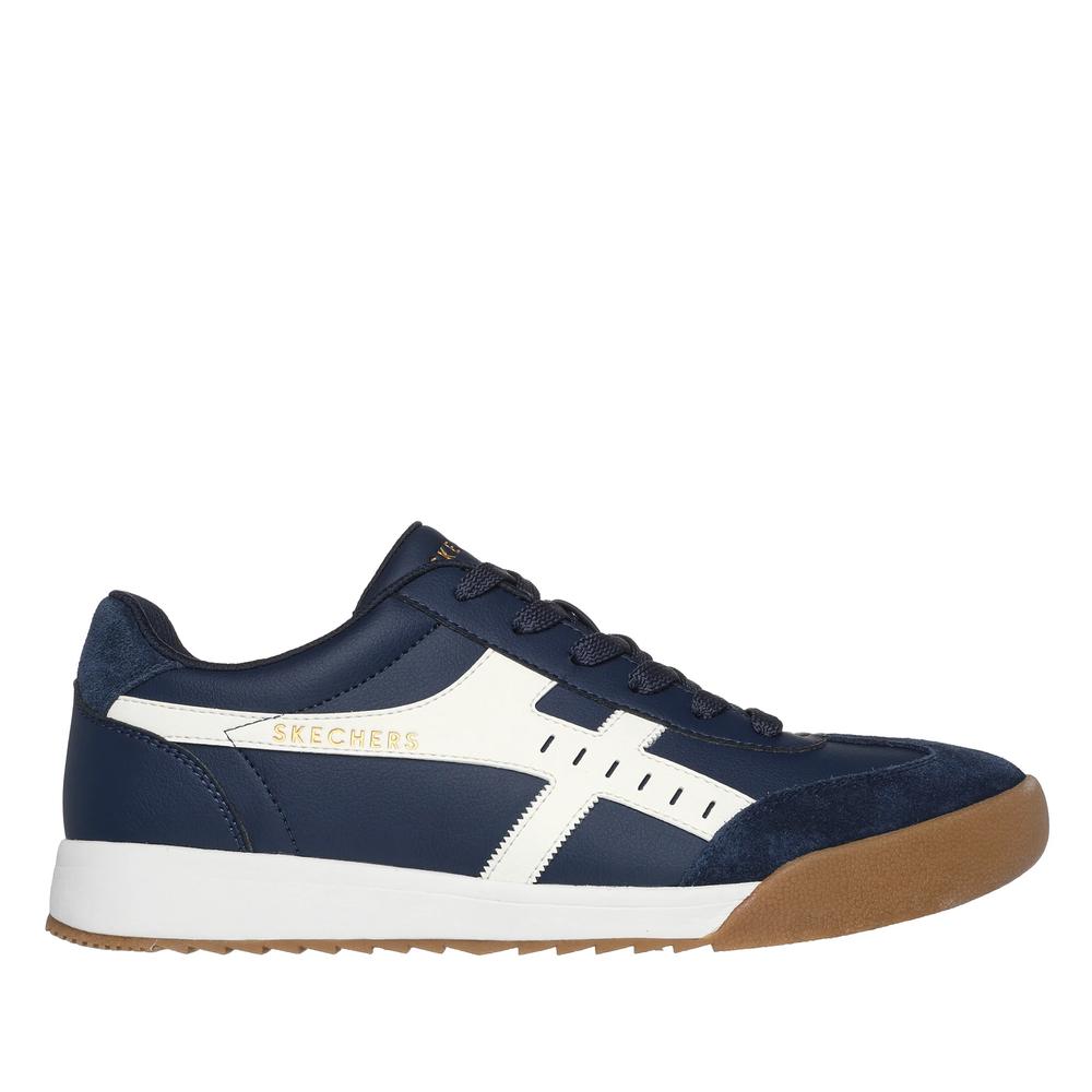 Buty męskie Skechers Zinger Manzanilla Totale 183280NVW - granatowe