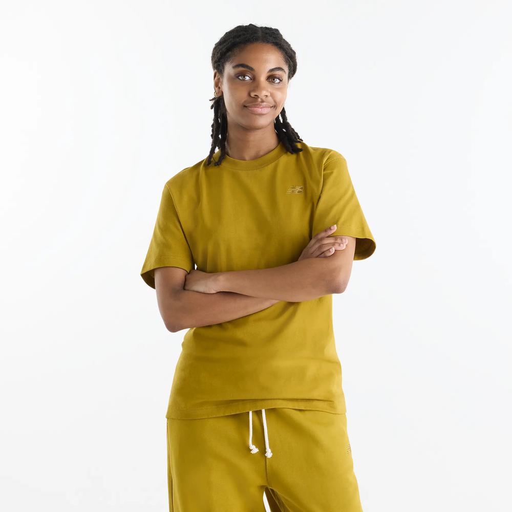 Koszulka damska New Balance WT41501BIL - żółta