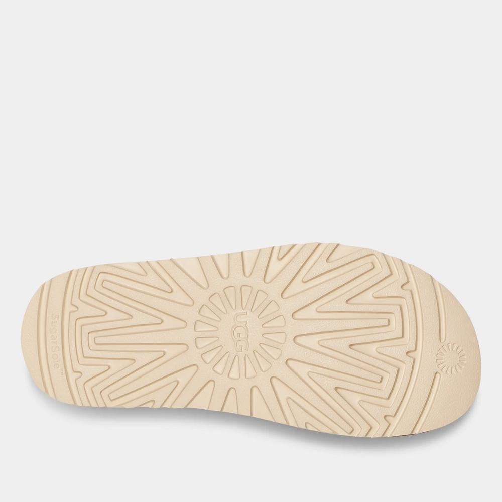 Klapki Ugg Goldenstar Cross Slide 1137910-CHE - brązowe