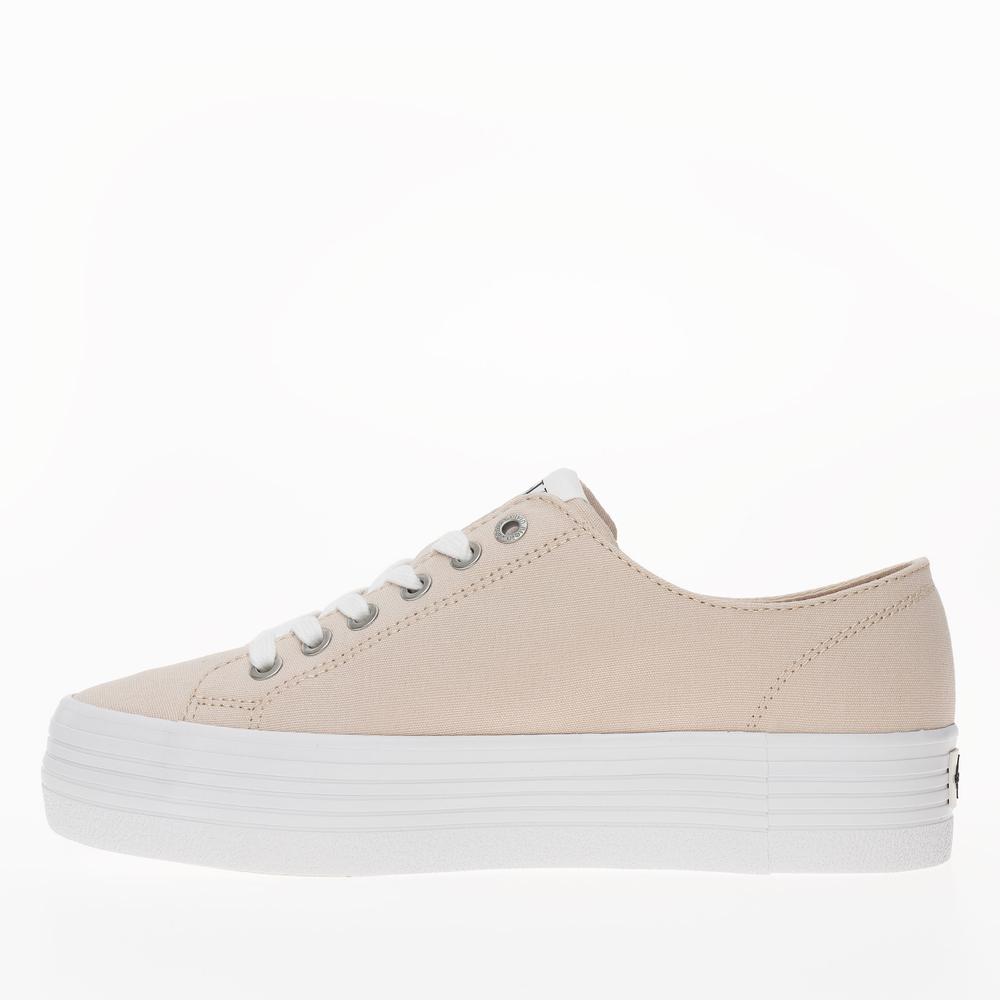 Buty Calvin Klein Vulc Flatform Essential Mono YW0YW01030-0JZ - różowe