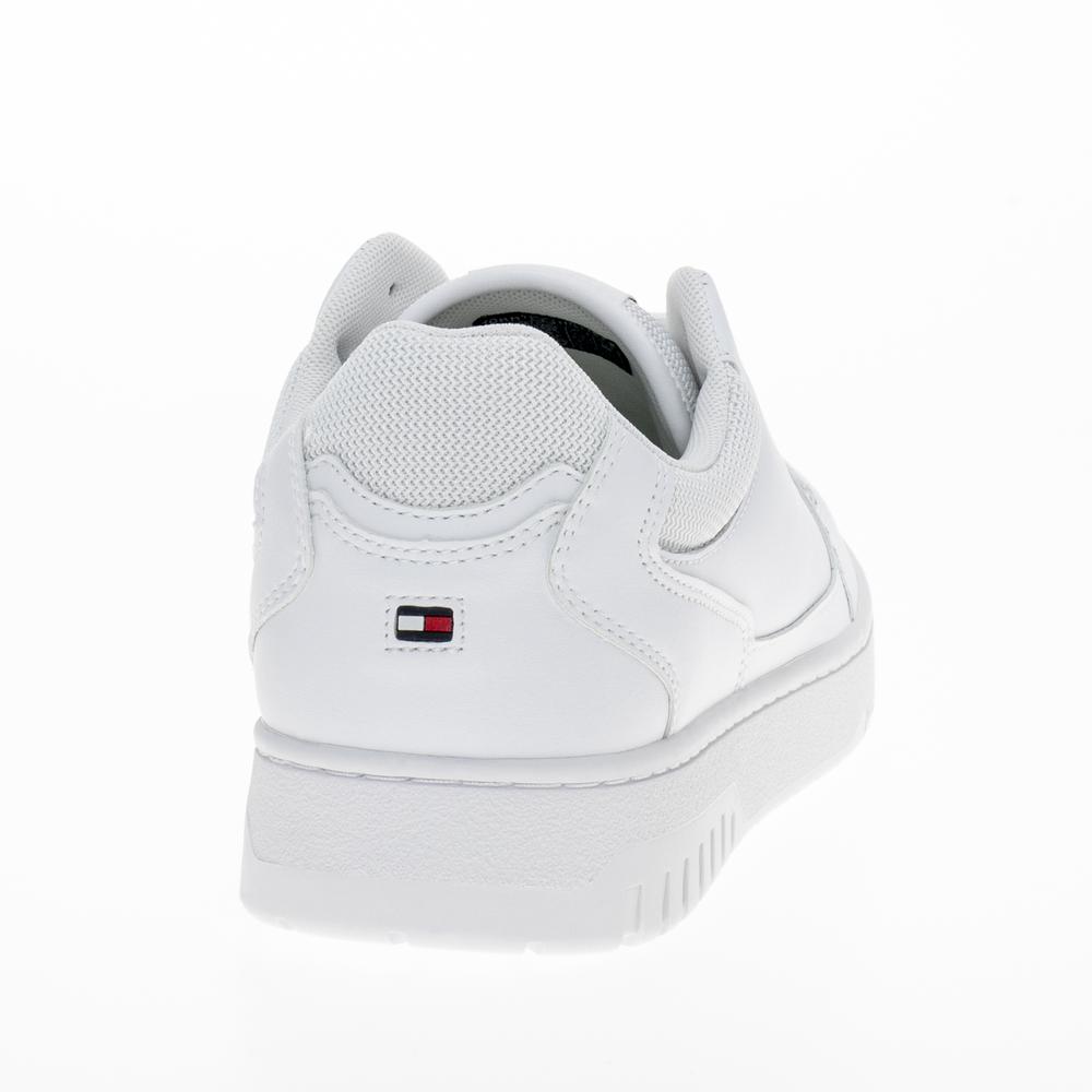 Buty Tommy Hilfiger Basket Core Leather FM0FM05040-YBS - białe