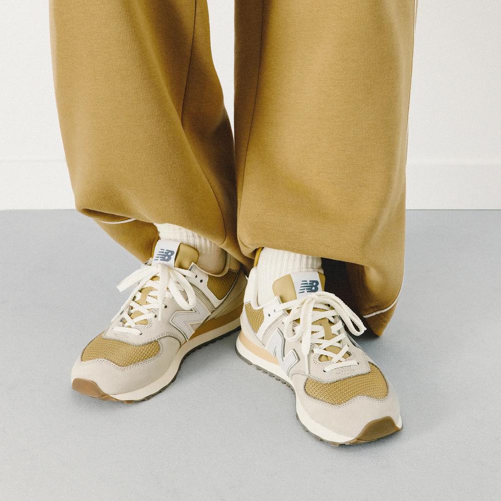 Buty unisex New Balance U5748DF - beżowe