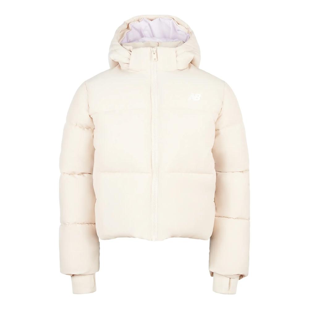 Kurtka dziecięca New Balance LAKG0230BIS - beżowa