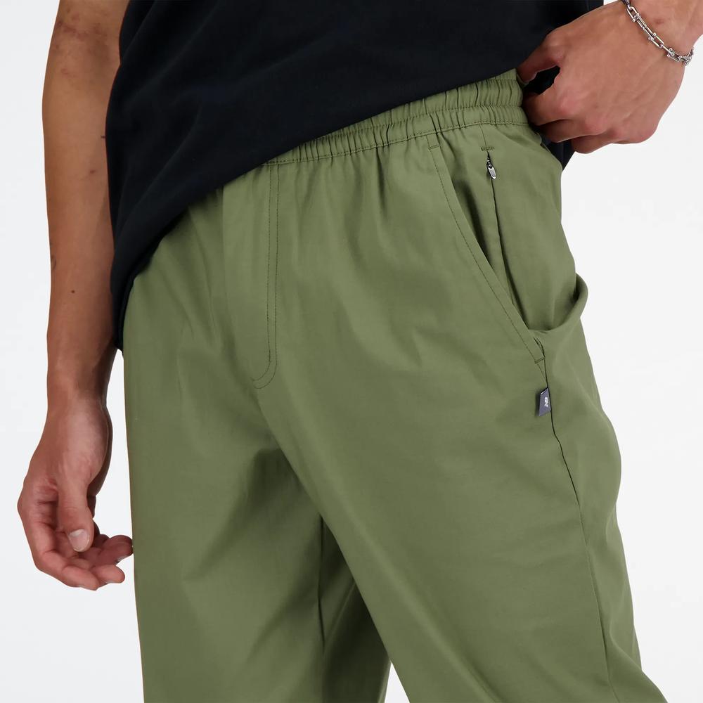 Spodnie New Balance MP41575DEK - zielone